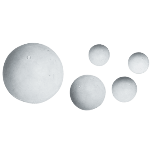 Rubber cleaning ball for vibrating sieve used to prevent mesh clogging in screening machines