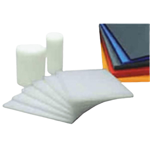 UHMW PE sheet used as wear liner in conveyor chute application