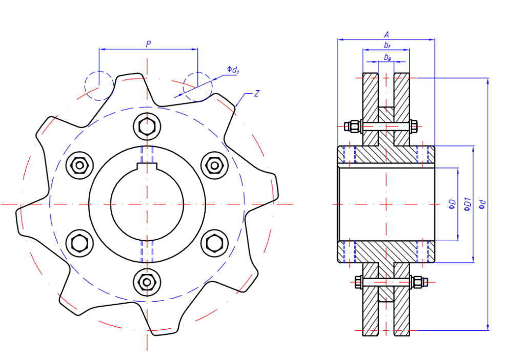 Sprocket for Conveyor Roller Chain YT Conveyor