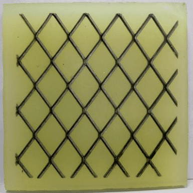 Polyurethane coated steel wire rope screen